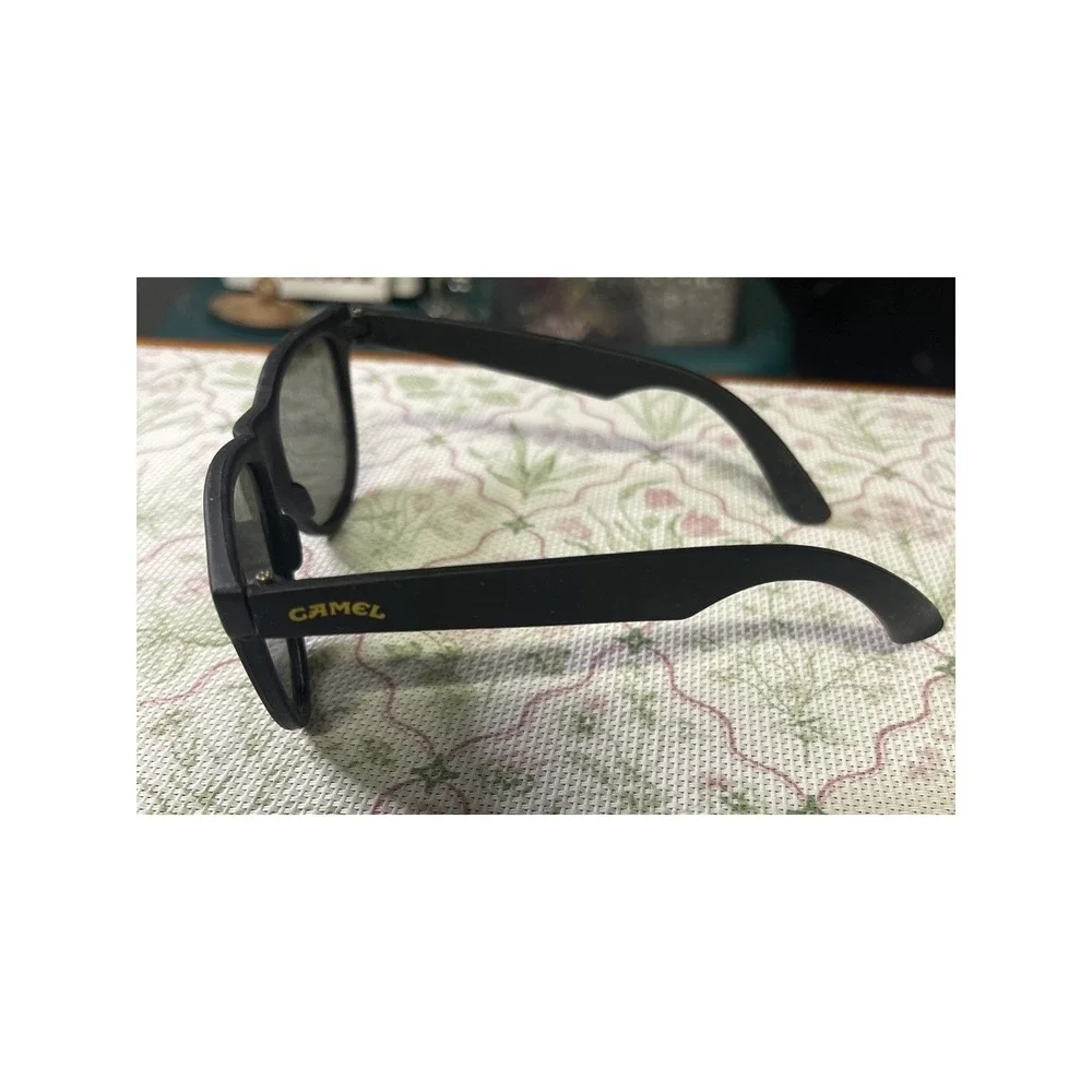 Vintage Camel Cigarettes‎ Promo Sunglasses Black Dark Tint Smoking Collectible